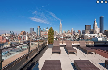 Outdoor space roof deck